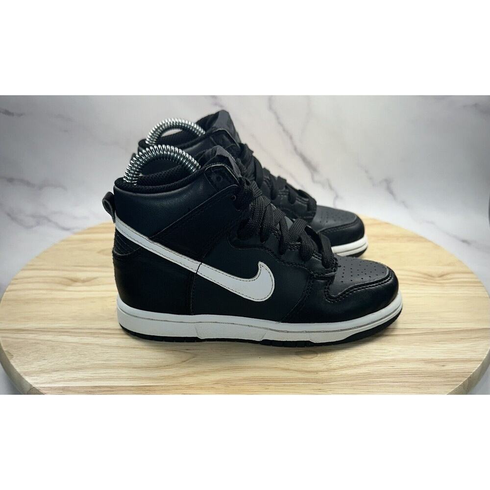 Nike Dunk High Black Anthracite White Shoes Sneakers DH9753-001 Kids Size 11.5C
